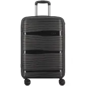 D & n lederwaren Trolley 'Travel Line 4300 ' zwart