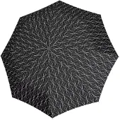 Doppler Paraplu 'Fiber Flex' zwart / offwhite