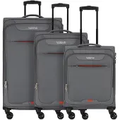 American Tourister Kofferset 'Street Roll' grijs