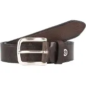 B.belt Riem 'Cesar' bruin / zilver