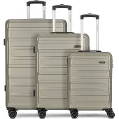 Worldpack New York 2.0 4 wielen Kofferset 3-delig goudkleurig