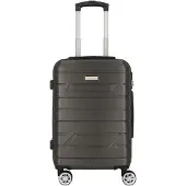 Nowi Trolley 'Bergamo' bruin / zwart