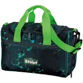 Scout Sporttas groen / donkergroen / zwart / wit