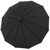 Doppler Nature Long Bamboo Stok paraplu 90 cm uni black