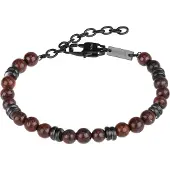 Breil Armband donkerrood / zwart