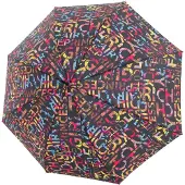 Doppler Paraplu lichtblauw / geel / pink / zwart