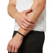 Breil Armband zwart / zilver