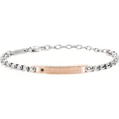 Breil Armband rose-goud / zilver