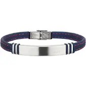 Breil Armband navy / zilver