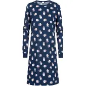 Mey Nachthemd donkerblauw / grijs / wit