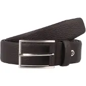 Strellson riem Leather Belt 3,5 W115 Dark Brown donkerbruin