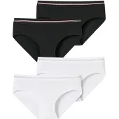 Schiesser Onderbroek zwart / wit