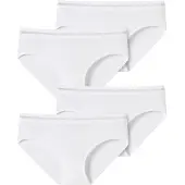 Schiesser Onderbroek ' Long Life Rib ' wit