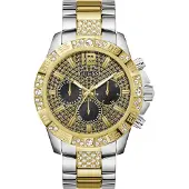 GUESS Analoog horloge 'Majestic' goud / zilver