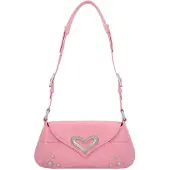 Pinko Schoudertas rosa / zilver