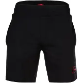 HUGO Loungewearshorts van stretchkatoen met logoprint Maat XXL