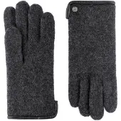 Roeckl Vingerhandschoenen 'FELTED WOOL' grijs / antraciet / basaltgrijs / rookgrijs / donkergrijs / grijs gemêleerd