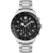 Philipp Plein Watches Analoog horloge zwart / zilver