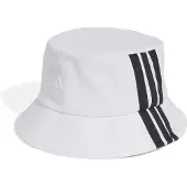Adidas Sporthoed '3-Stripes Bucket' zwart / wit