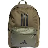 Adidas Rugzak 'Classic Back-to-School 3-Stripes' kaki / zwart