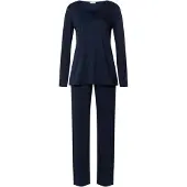 Hanro Pyjama donkerblauw