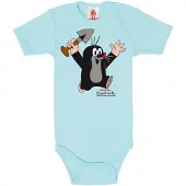 Logoshirt Rompertje/body lichtblauw