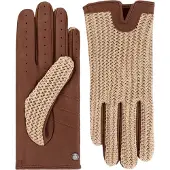Roeckl Vingerhandschoenen 'SANREMO TOUCH' crème / bruin
