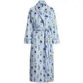 Ralph Lauren Badjas kort ' Iconic Bear ' blauw
