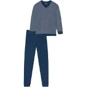 Schiesser Pyjama Men 182194 Comfort Essentials Blue-XXXXXXL