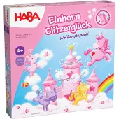 Haba Spel ' Einhorn Glitzerglück - Die Wolkenstaplei ' gemengde kleuren