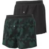 Adidas Boxershorts ' Active Woven ' donkergroen / zwart