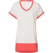 Hanro Slaapshirt 'Laura' koraal / lichtroze