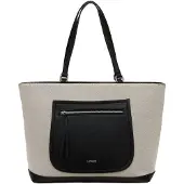 L.credi Shopper 'Paola' grijs / zwart