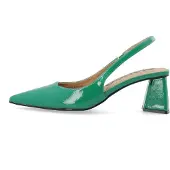 Bianco Slingpumps 'Maralyn' groen
