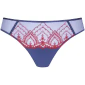 Mey Slip 'Mysterious' donkerblauw / robijnrood