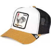 GOORIN BROS. Pet geel / grijs / zwart / wit