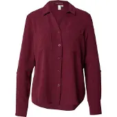 QS Blouse donkerrood