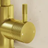 Saniclear Brass Stripes hendel voor Matrix wastafelkraan (SK24887)