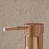 Saniclear Copper Curved hendel voor wastafelkranen (SK21439 en SK21438)
