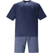 Hajo Pyjama kort navy