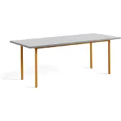 HAY Two-Colour eettafel 90x200 cm Ochre-light grey