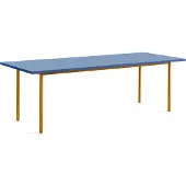 HAY Tafel Two-Colour Ochre Powder Coated Steel Frame Blue L240 x W90 x H74 cm