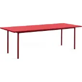 HAY Two-Colour eettafel 90x240 cm Maroon red-red