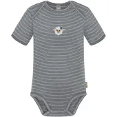 Normani Rompertje/body 'Tauranga' beige / grijs / wit