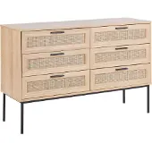 Beliani PASCO - Commode-Lichte houtkleur-Vezelplaat