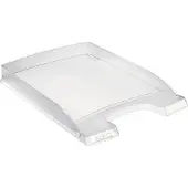 Leitz Plus Brievenbakje 5237 Slim A4 Transparant Ijzig 25,5 x 35,7 x 3,5 cm