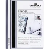 Durable Snelhechtmap Durable Duraplus A4 grijs | 25 stuks