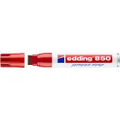 Edding 850 permanent marker - beitelpunt - 5 tot 15 mm - rood