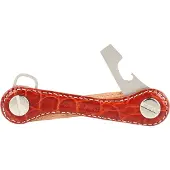 Keykeepa Sleutelhanger 'Leather ' rood