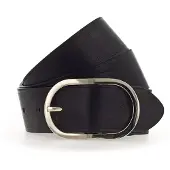 B.belt Riem leer schwarz 90 cm